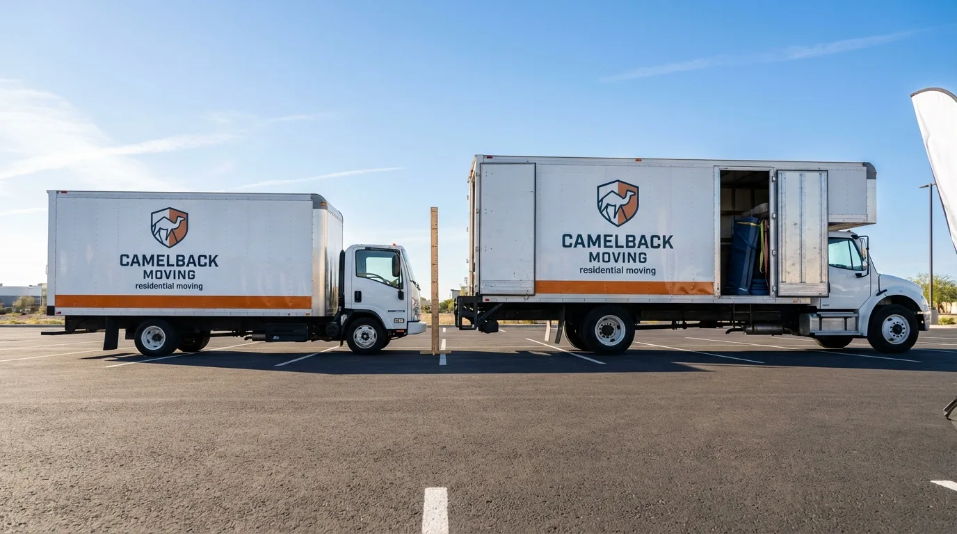 Moving truck size capacity guide in Carrollton
